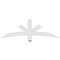 Ekena Millwork Alberta Architectural Grade PVC Gable Bracket, 60"W x 20"H x 2"D x 4"F, 8/12 Pitch GBP060X20X0204ALB00 - alternate 4